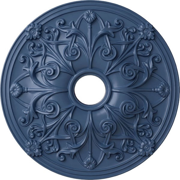 Ekena Millwork Jamie Ceiling Medallion (Fits Canopies up to 3 7/8"), 23 5/8"OD x 3 7/8"ID x 2 1/8"P, Americana CM23JAAMF - main